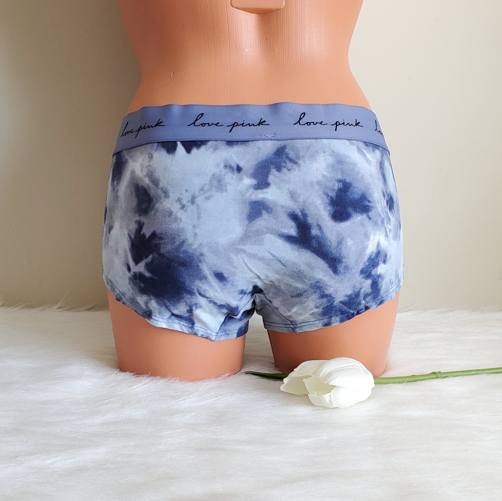 PINK VICTORIA'S SECRET LOGO BOYSHORT SIZE L - Picture 3 of 7